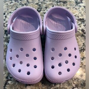 CROCS Kids Lilac Sandals NWOT